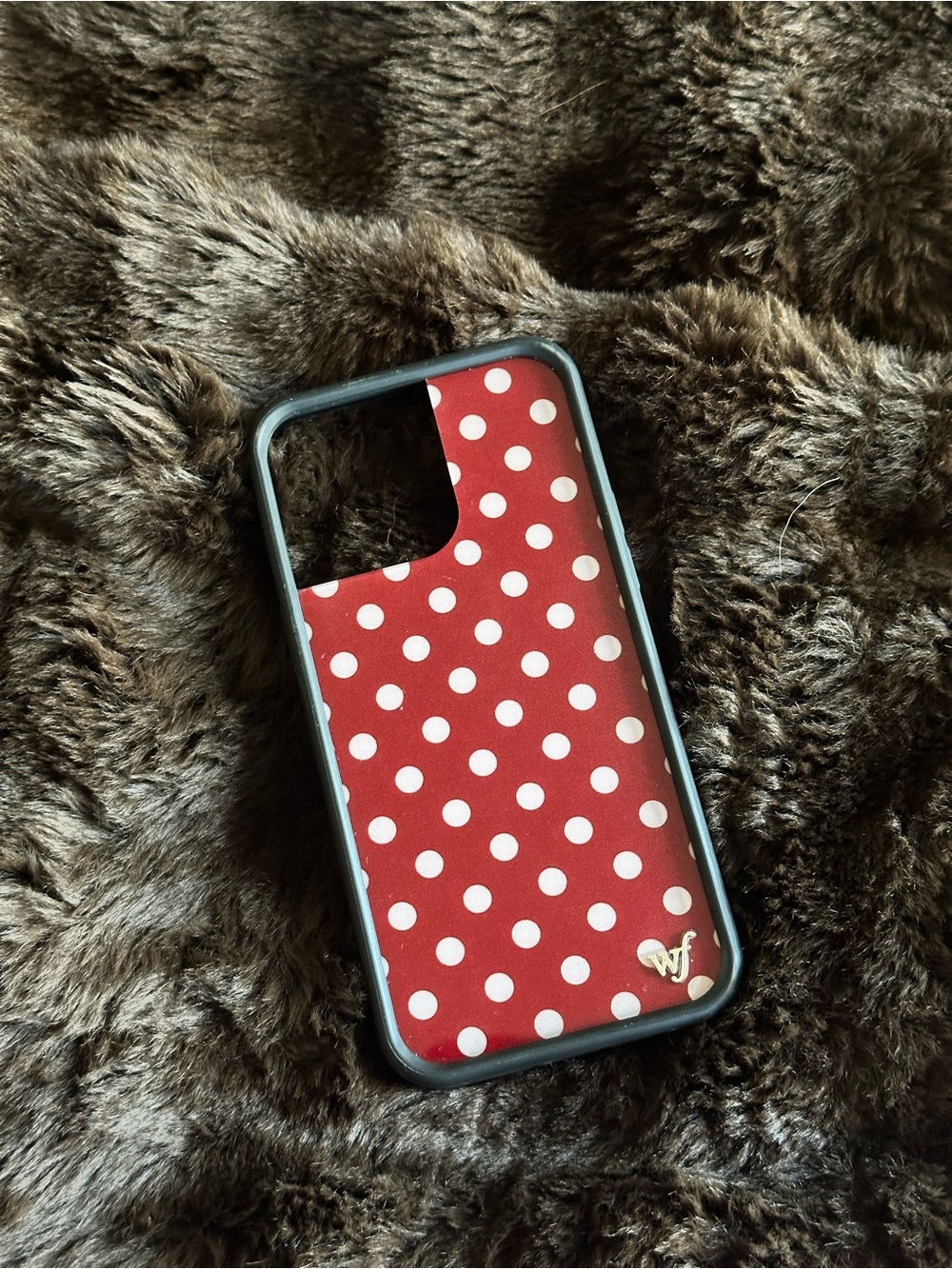 Wildflower Red Polka Dot iPhone 14 Pro Max Case
